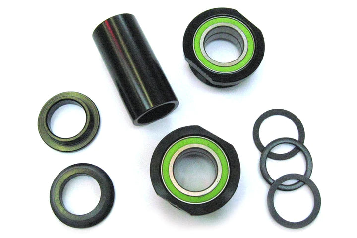 19MM EURO BOTTOM BRACKET SET - BLACK