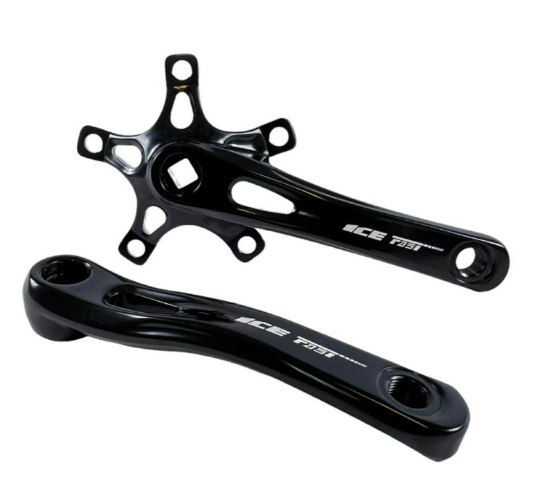 ICE FAST ROOKY 145 mm Square BMX Crankset Black