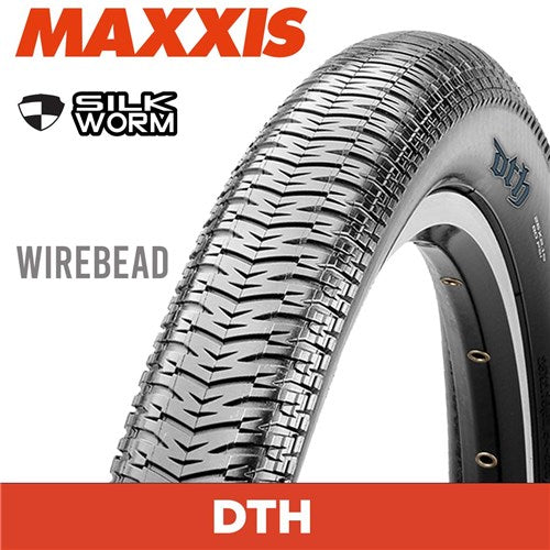 Maxxis DTH 24x1.75 120TPI Silkworm BMX Tyre