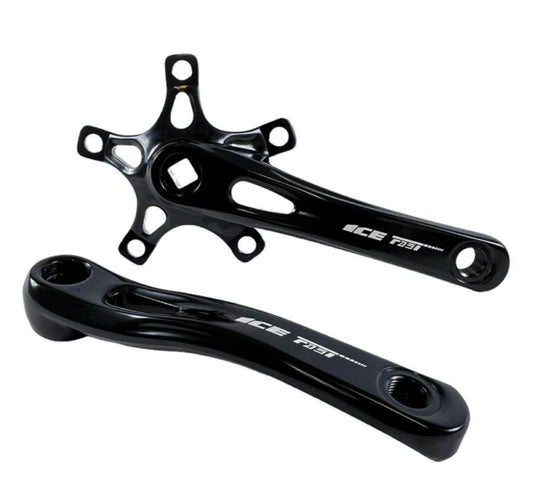 ICE FAST ROOKY 145 mm Square BMX Crankset Black